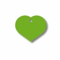 Tabliczka identyfikacyjna na naszyjnik Imarc Heart Kolor Zielony