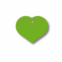 Tabliczka identyfikacyjna na naszyjnik Imarc Heart Kolor Zielony