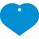 Tabliczka identyfikacyjna na naszyjnik Imarc Heart Niebieski