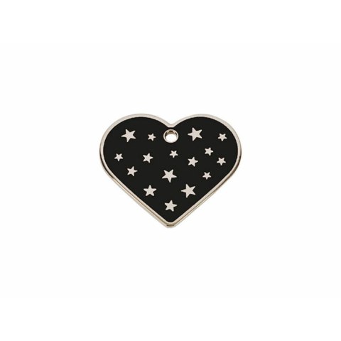 Tabliczka identyfikacyjna na naszyjnik Imarc PetScribe Passion Czarny Srebro