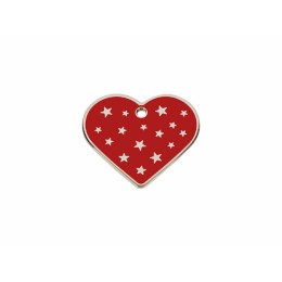 Tabliczka identyfikacyjna na naszyjnik Imarc PetScribe Passion Czerwony Srebro