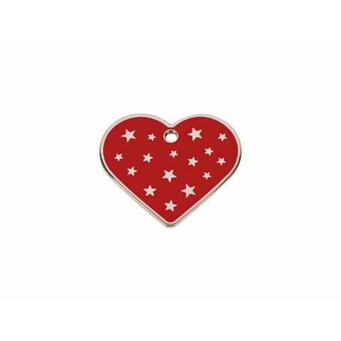 Tabliczka identyfikacyjna na naszyjnik Imarc PetScribe Passion Czerwony Srebro