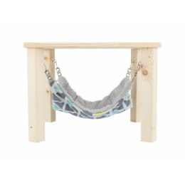 Hamak Trixie Szary Brzoskwinia 37 × 29 × 37 cm Drewno