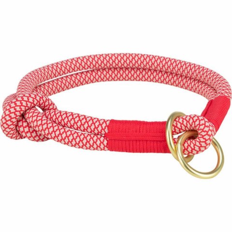 Obroże treningowe dla psów Trixie Soft Rope Czerwony Krem S 35 cm