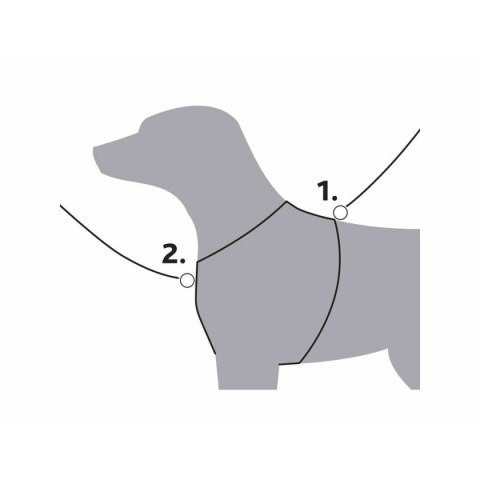 Szelki dla psa Trixie Premium Trekking Grafit Piasek XL