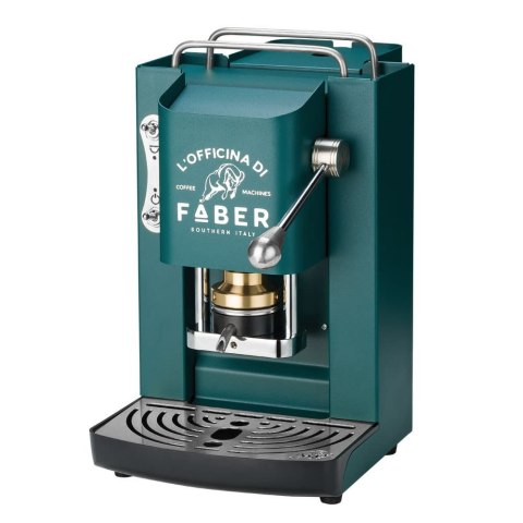 Ekspres do kawy Faber Pro Deluxe ESE Pad Brytyjska Zieleń i Chrom