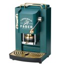 Ekspres do kawy Faber Pro Deluxe ESE Pad Brytyjski Zielony & Mosiądz