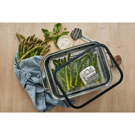 Parowar WMF Vitalis - 3,5 l - Stal nierdzewna - Szkło - Silikon - Ceramika - Gaz - Indukcja