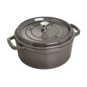 STAUB Garnek żeliwny okrągły 40500-246-0 3,8l grafitowy