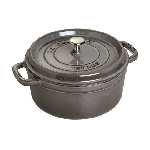 STAUB Garnek żeliwny okrągły 40500-246-0 3,8l grafitowy