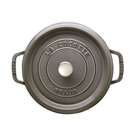STAUB Garnek żeliwny okrągły 40500-246-0 3,8l grafitowy