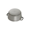 STAUB Garnek żeliwny okrągły 40500-246-0 3,8l grafitowy