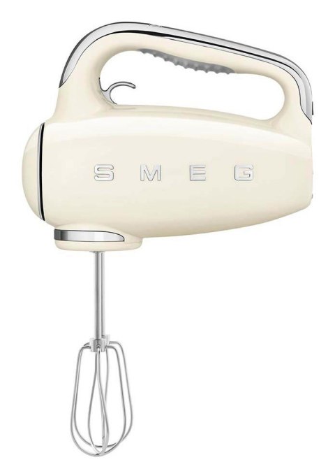 Mikser ręczny Smeg HMF01CREU w kremie w stylu retro z lat 50.