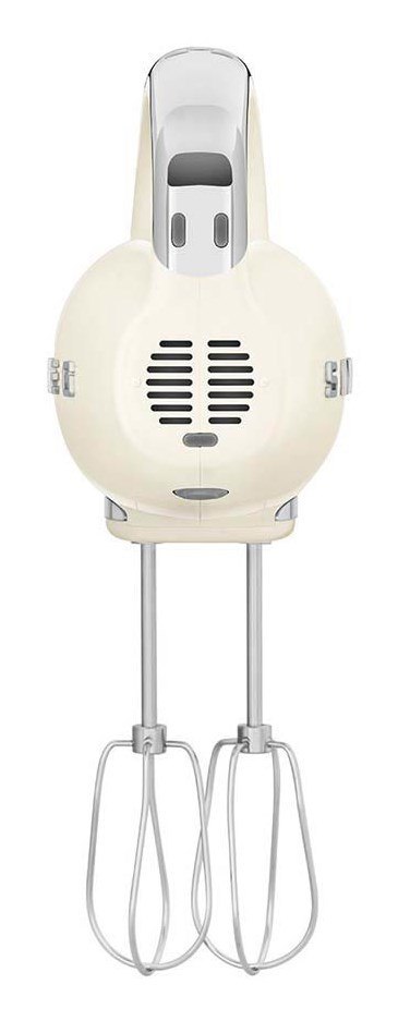 Mikser ręczny Smeg HMF01CREU w kremie w stylu retro z lat 50.