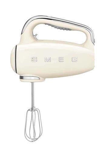 Mikser ręczny Smeg HMF01CREU w kremie w stylu retro z lat 50.