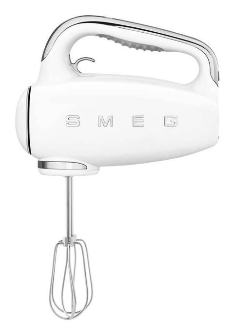 Mikser ręczny Smeg HMF01WHEU w kremie w stylu retro z lat 50.