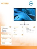 Monitor 27 cali P2725QE IPS LED UHD 4K(3840x 2160)/16:9/HDMI/DP/USB-C/3xUSB/RJ45/3Y
