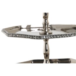 Dekoracja na Stół DKD Home Decor Srebrzysty Akryl Aluminium 23 x 23 x 22 cm