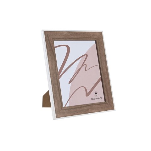 Ramka na Zdjęcia DKD Home Decor Szkło Biały Drewno MDF (27,5 x 1,5 x 32,5 cm)