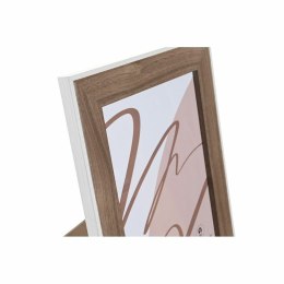 Ramka na Zdjęcia DKD Home Decor Szkło Biały Drewno MDF (27,5 x 1,5 x 32,5 cm)