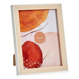 Ramka na Zdjęcia Gift Decor Biały Brązowy Naturalny Szkło polipropylen (6 Sztuk)