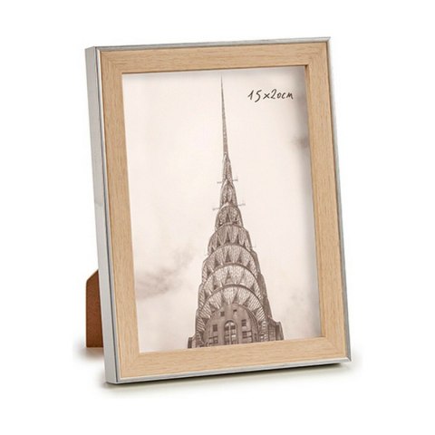 Ramka na Zdjęcia Gift Decor Brązowy Srebrzysty Naturalny Szkło polipropylen (6 Sztuk)