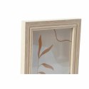 Ramka ścienna na zdjęcia DKD Home Decor 32,5 x 1,5 x 45 cm Szkło Naturalny Brązowy Nowoczesny Drewno MDF