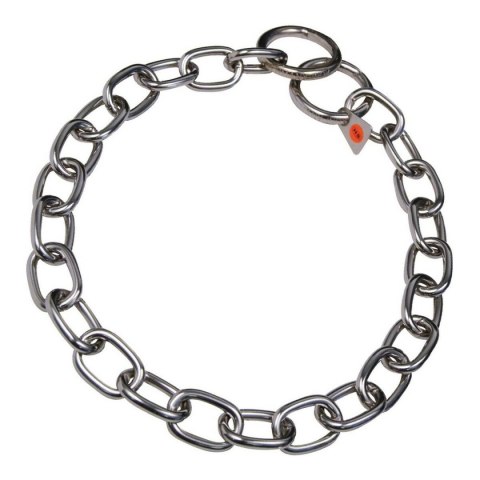 Obroża dla psa Hs Sprenger Srebrzysty 4 mm Ogniwa Półdługie (64 cm)