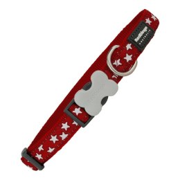 Obroża dla psa Red Dingo Style Czerwony Gwiazdy (2 x 31-47 cm)