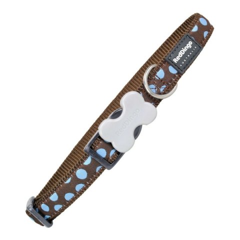 Obroża dla psa Red Dingo Style Niebieski Kropki (2 x 31-47 cm)