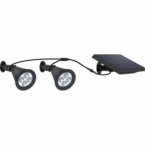 Reflektor solarny Lumi Garden Family Spiky 2 w 1 Czarny Aluminium Stal (2 Sztuk)