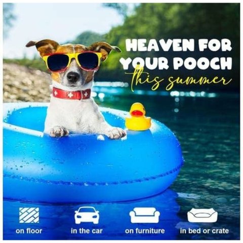 Chłodząca Mata dla Zwierząt Mascow TOY88521 Pomarańczowy (Odnowione A)