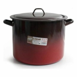 Garnek z Pokrywką La Estrella Szkliwiona emaliowana stal - Ø 32 cm - 18 L