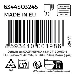 Zestaw kieliszków do wina Bohemia Crystal Clara 450 ml 6 Części (6 Sztuk)