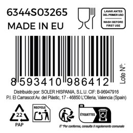 Zestaw kieliszków do wina Bohemia Crystal Clara 650 ml 6 Części (6 Sztuk)