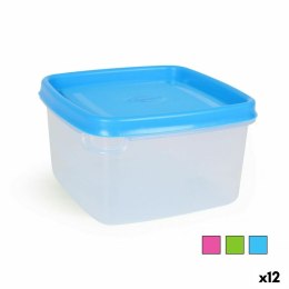 Kwadratowe pudełko na lunch z pokrywką 500 ml Kwadratowy 12 x 12 x 7 cm (12 Sztuk)