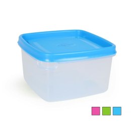Kwadratowe pudełko na lunch z pokrywką 500 ml Kwadratowy 12 x 12 x 7 cm (12 Sztuk)