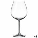 Zestaw kieliszków do wina Bohemia Crystal Clara 650 ml 6 Części (6 Sztuk) (4 Sztuk)