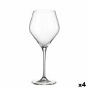 Zestaw kieliszków do wina Bohemia Crystal Galaxia 400 ml 6 Części (6 Sztuk) (4 Sztuk)