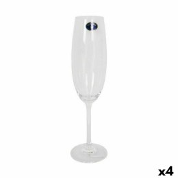 Kieliszek do szampana Bohemia Crystal Clara 220 ml Szampan 6 Części (4 Sztuk)