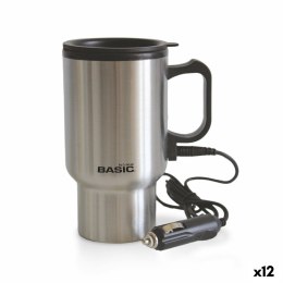 Termos z Pokrywką Basic Home Srebrzysty 400 ml 0,4 l Elektryczna (12 Sztuk)