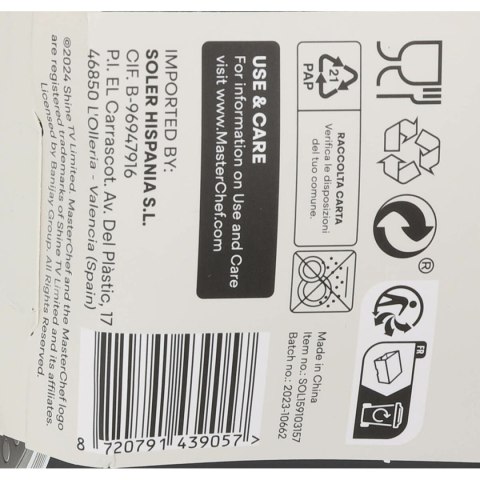 Chochla MasterChef 2,5 mm (6 Sztuk)