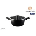 Garnek z Pokrywką MasterChef 24 cm (4 Sztuk)