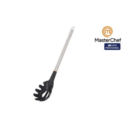 Łyżka do serwowania makaronu MasterChef Silikon Stal nierdzewna 34 cm (24 Sztuk)