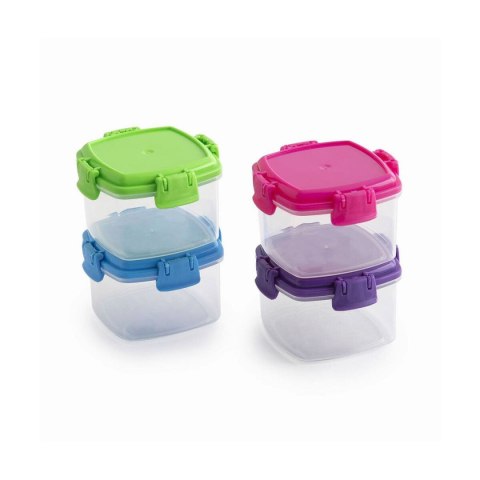 Set Pojemników na Lunch Privilege 65 ml Mini 4 Części (24 Sztuk)