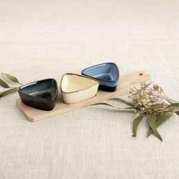 Zestaw do przystawek Bidasoa Moana Wielokolorowy Ceramika 34 x 9,5 x 4,5 cm 4 Części (12 Sztuk)