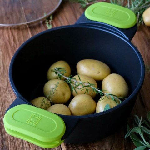 Garnek BRA FOODIE 24CM Czarny Ø 24 cm