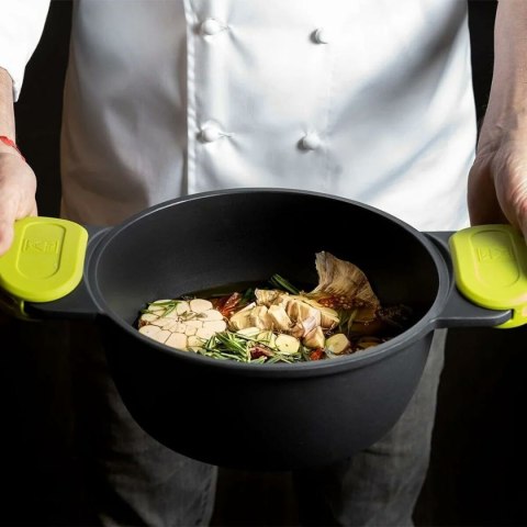 Garnek BRA FOODIE 24CM Czarny Ø 24 cm