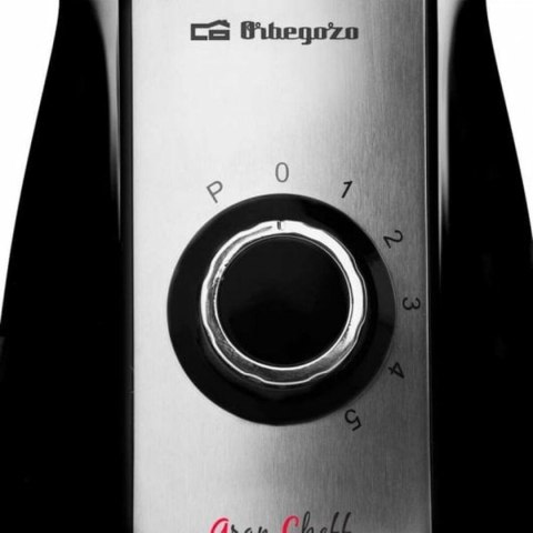 Mikser z Tworzywa Sztucznego Orbegozo BV 6575 Czarny 1,5 L
