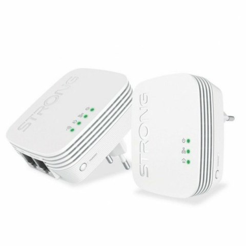 Adapter PLC STRONG POWERLWF600DUOMINI Biały (2 Sztuk)